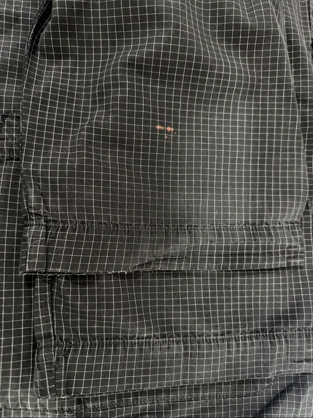 Polo Ralph Lauren Cotton Robe Black Windowpane Plaid Belted Size S/M